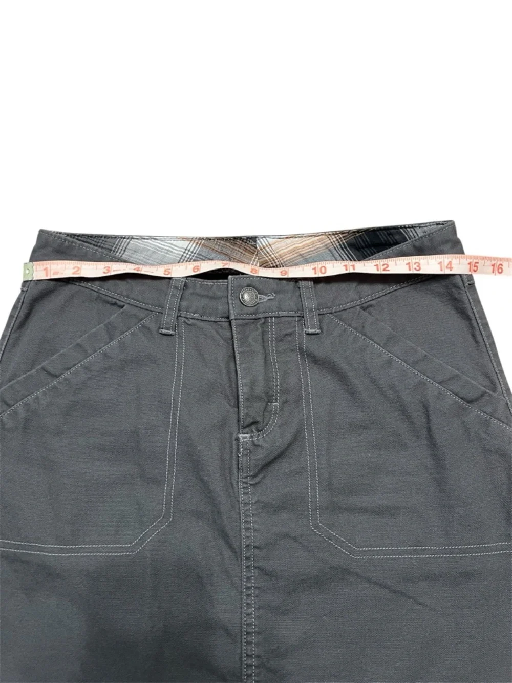 Patagonia Dark Charcoal A-Line Mini Skirt